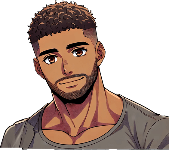 Alex Johnson Anime Character